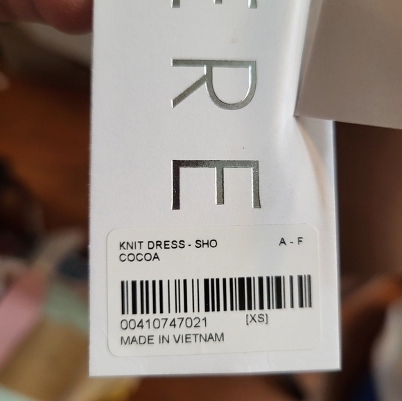 NWT Lumiere by Urban Outfitters L Cocoa knit mini Dress ruching spaghetti strap - Picture 4 of 10